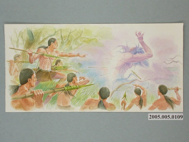 林順道《布隆射殺阿里嗄該》 (共1張)