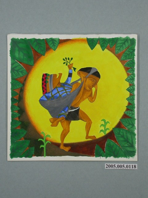 伊誕‧巴瓦瓦隆《慕阿凱凱被揹走》 (共1張)