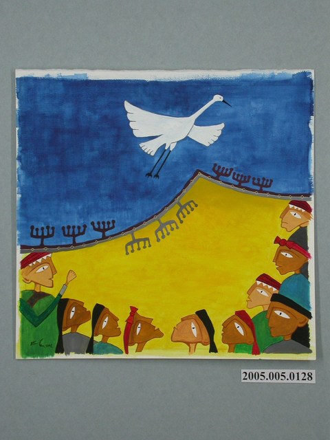 伊誕‧巴瓦瓦隆《族人仰望白鷺鷥》 (共1張)