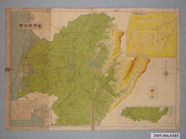 林煥堂〈十萬分之一臺南縣全圖〉 (共1張)