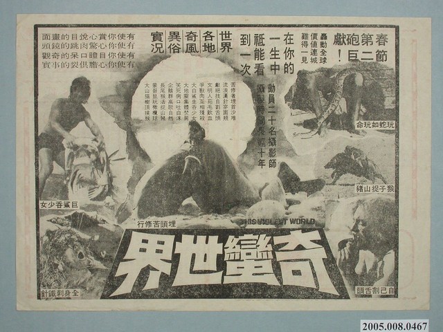 《奇蠻世界》電影廣告單 (共2張)