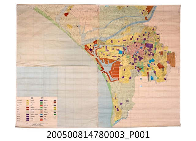 臺南市都市發展局〈一萬分一變更及擴大臺南市主要計畫圖局部圖〉3 (共1張)