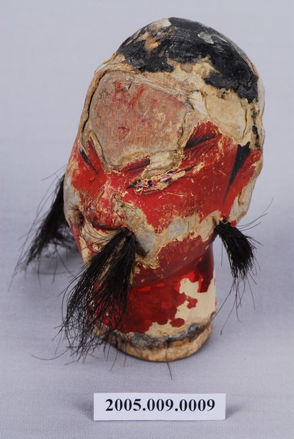 紅面老生布袋戲偶頭 (共3張)