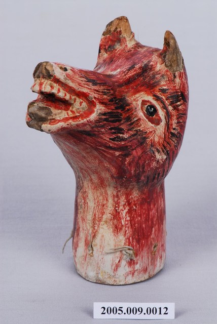 獸頭布袋戲偶頭 (共3張)