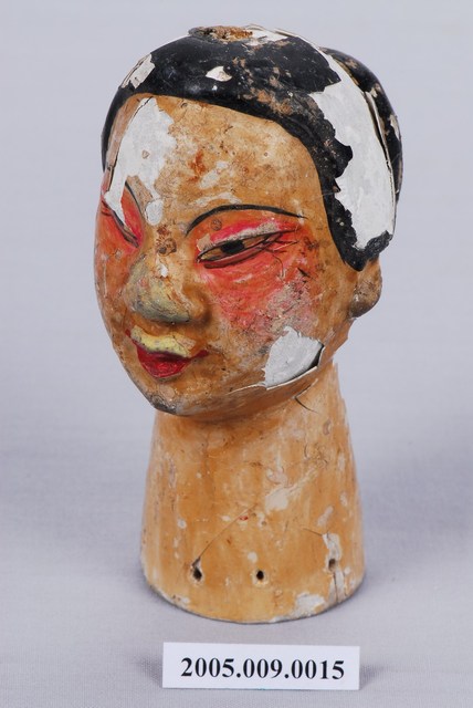 正旦布袋戲偶頭 (共3張)