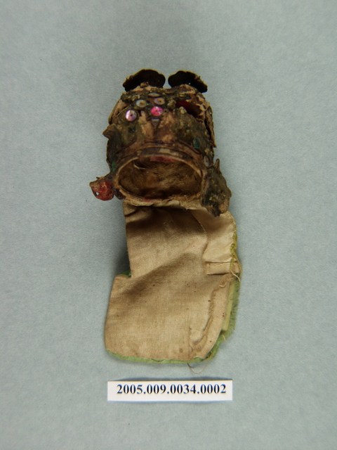 關公帽布袋戲偶配件 (共2張)