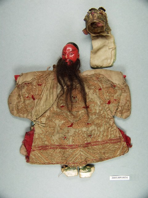 綠龍袍關公布袋戲偶 (共1張)