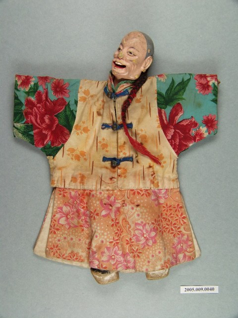 馬褂衣人像布袋戲偶 (共2張)