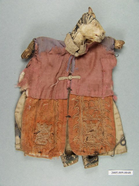 馬面頭捕頭衣布袋戲偶 (共2張)