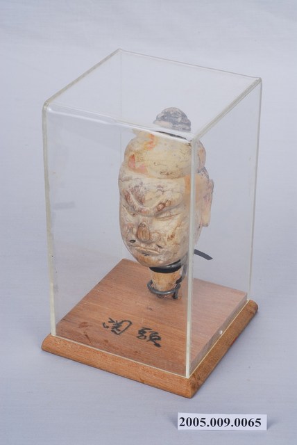 清代泉州製作的原鄉傀儡戲偶頭之關公頭 (共3張)