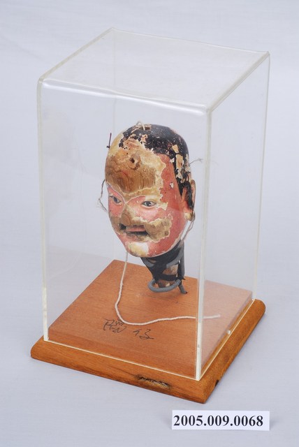 清代泉州製作的原鄉傀儡戲偶頭 (共3張)