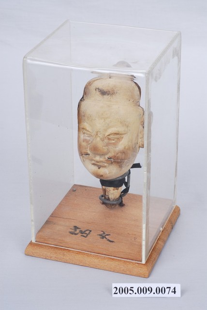 清代泉州製作的原鄉傀儡戲偶頭之胡文 (共3張)