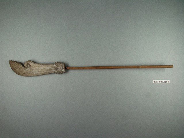 傀儡戲道具關刀 (共1張)