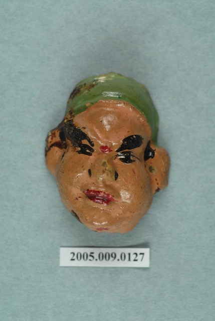 土黏香戲偶人像偶頭半成品 (共2張)