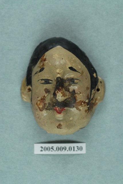 土黏香戲偶人像偶頭半成品 (共2張)