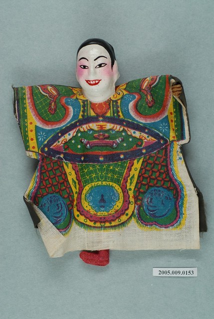 土黏香戲偶人像笑臉男偶 (共2張)