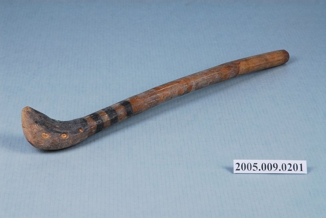 子弟戲兵器藤製拐杖 (共3張)