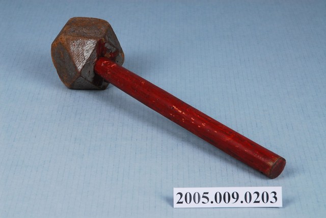 子弟戲兵器木製金鎚 (共3張)