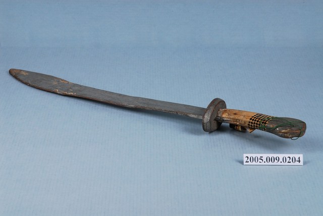 子弟戲兵器木製帶柄刀 (共3張)