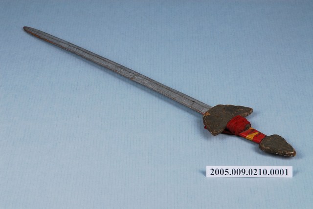 子弟戲兵器木製帶柄劍 (共3張)