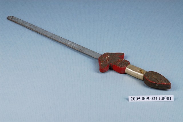 子弟戲兵器木製帶柄劍 (共3張)