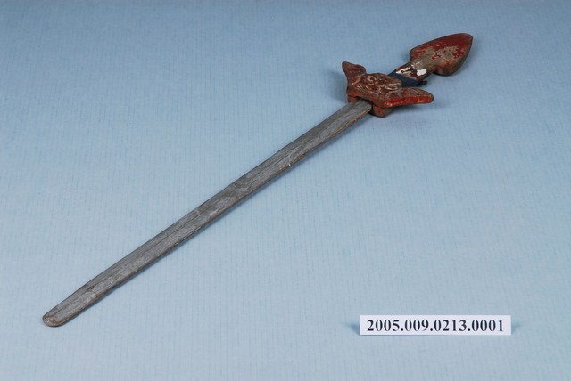 子弟戲兵器木製帶柄劍 (共3張)