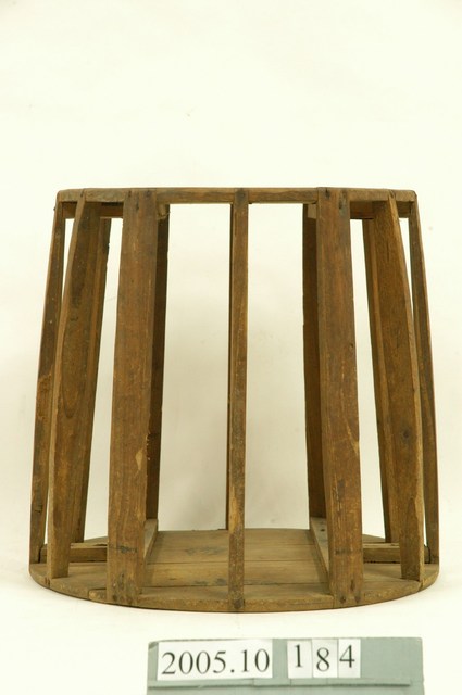 中型竹簍製造木胎 (共5張)