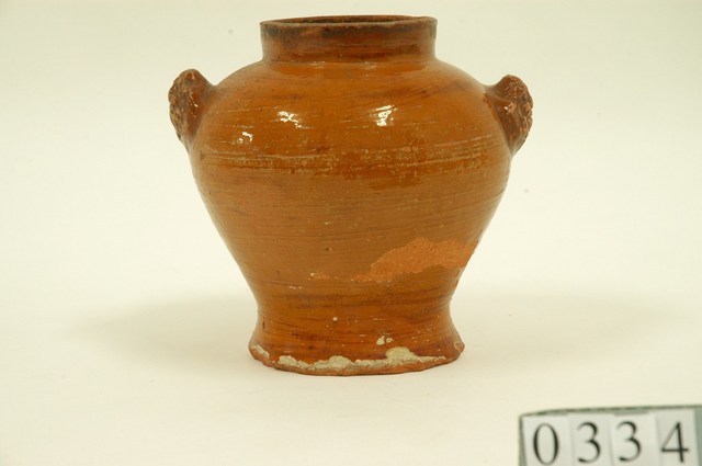 醬釉獅耳罐 (共2張)