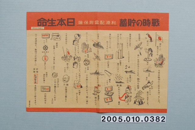 日本生命戰時貯蓄廣告 (共5張)