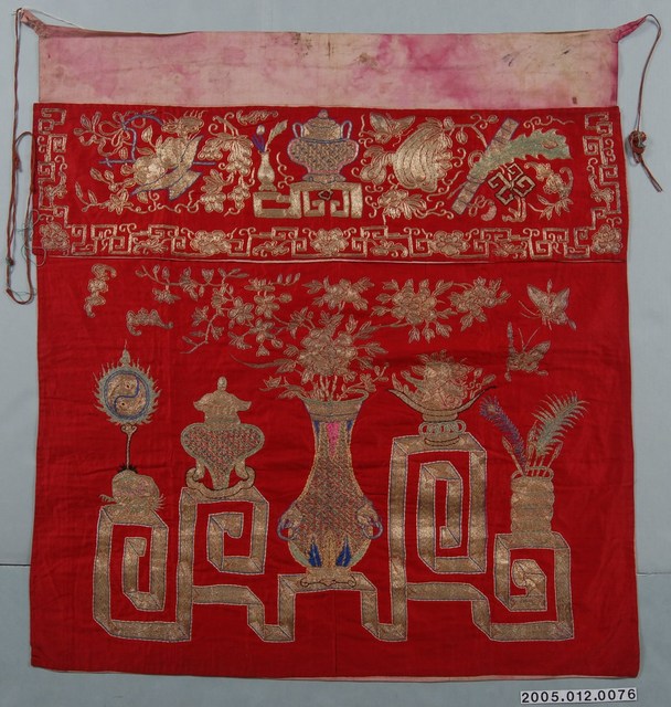 博古花卉紋桌裙 (共4張)