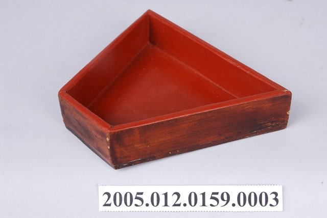 朱地福字八角糕餅盒分隔盤 (共1張)