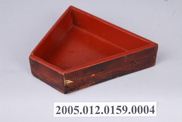 朱地福字八角糕餅盒分隔盤 (共1張)