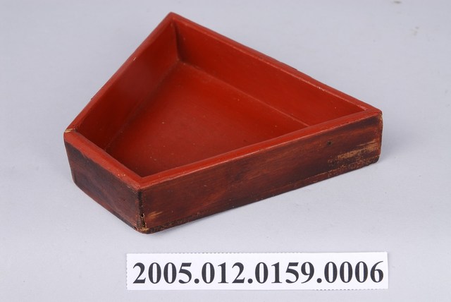 朱地福字八角糕餅盒分隔盤 (共1張)