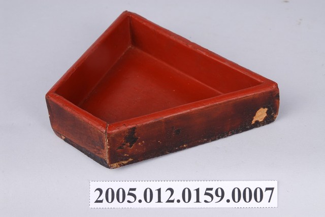 朱地福字八角糕餅盒分隔盤 (共1張)