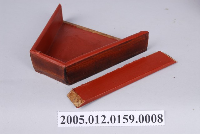 朱地福字八角糕餅盒分隔盤 (共1張)