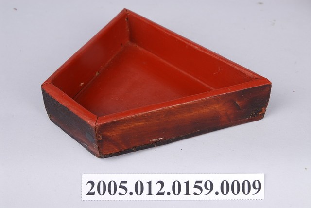 朱地福字八角糕餅盒分隔盤 (共1張)