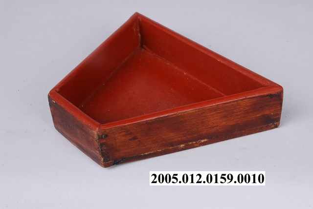 朱地福字八角糕餅盒分隔盤 (共1張)