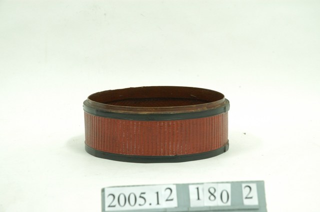 竹編圓漆盒下盒 (共3張)