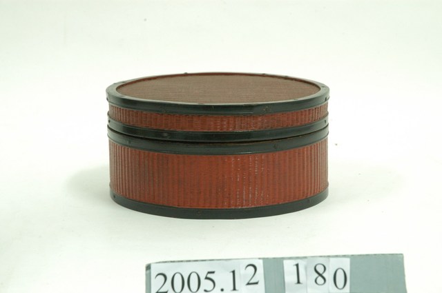 竹編圓漆盒 (共1張)