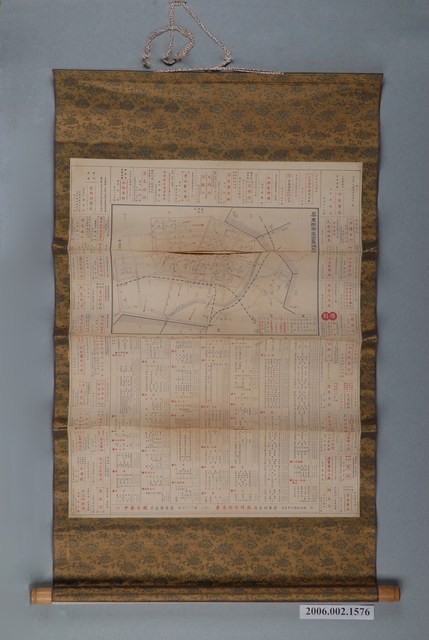 〈屏東縣市區空襲疏散圖〉 (共1張)