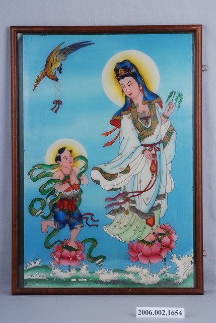 觀音玻璃畫神明彩 (共2張)
