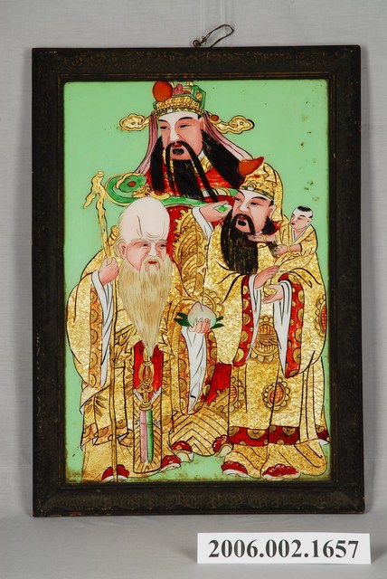 福祿壽玻璃畫神明彩 (共1張)