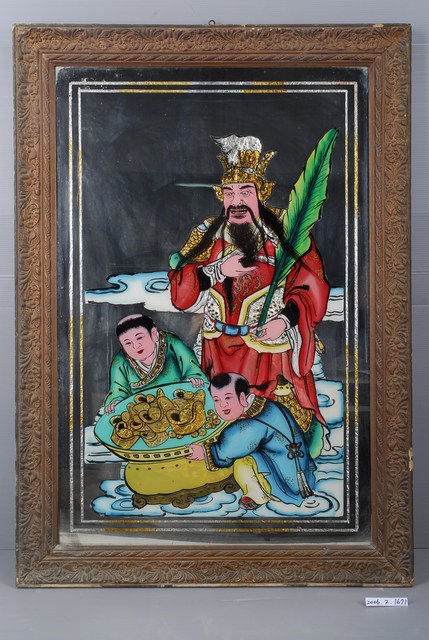財神玻璃畫神明彩 (共2張)