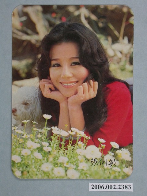 張俐敏明星照片笑卡 (共2張)