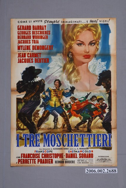 《三劍客與火槍手》電影海報 (共1張)