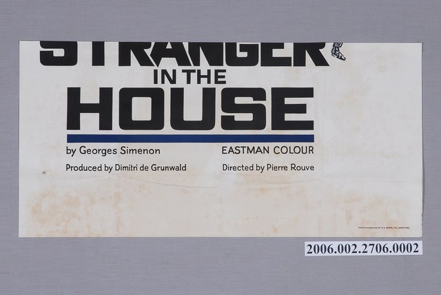 《屋內的陌生人 (下)》電影海報 (共1張)