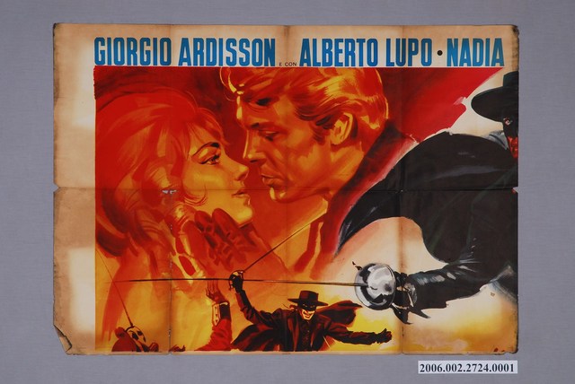 《蒙面俠蘇洛》電影海報(左上) (共1張)