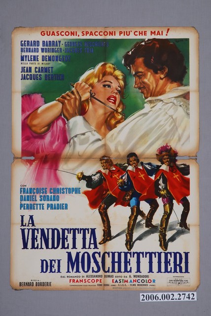 《火槍手的復仇》電影海報 (共1張)