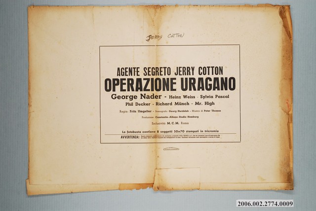 《颶風行動》電影海報封套 (共1張)