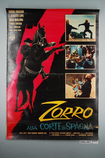 《蒙面俠蘇洛》電影海報 (共1張)